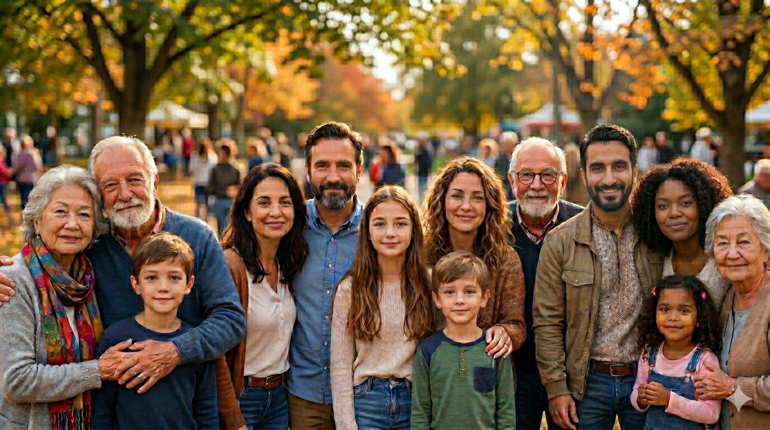 Gemeinsam feiern – Menschen aller Generationen