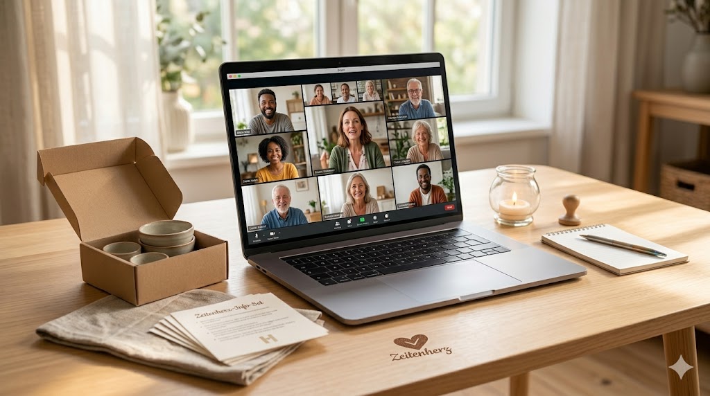 Virtueller Workshop – Menschen verbinden sich per Video